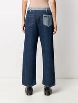 Thumbnail for your product : McQ Swallow Wide Leg Jeans