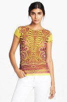 Thumbnail for your product : Jean Paul Gaultier Tattoo Print Tulle Tee