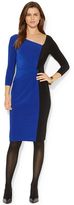 Thumbnail for your product : American Living Three-Quarter-Sleeve Colorblocked Sheath Dress