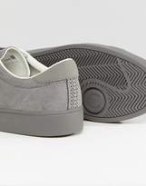 Thumbnail for your product : Fred Perry Spencer Brushed Cotton Sneakers In Gray