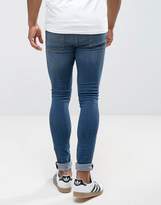 Thumbnail for your product : Pull&Bear Super Skinny Jeans In Mid Blue Wash
