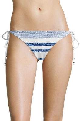 Shoshanna Striped Clean String Bikini Bottom