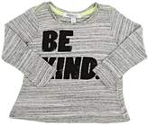 Thumbnail for your product : Joah Love JOAH LOVE "BE KIND." MARLED COTTON-BLEND LONG-SLEEVE T-SHIRT
