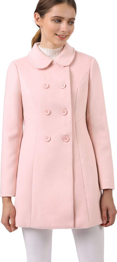 pink pea coat