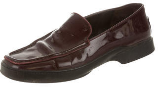 Tod's Patent Square-Toe Loafers