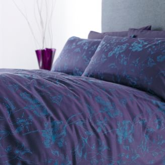 Pied A Terre Midnight jacquard housewife pillowcase