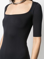 Thumbnail for your product : Simon Miller Square Neck Short-Sleeve Fitted Dress