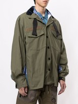 Thumbnail for your product : Sacai Oversized Panelled Shirt