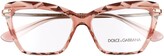 Thumbnail for your product : Dolce & Gabbana 53mm Cat Eye Optical Glasses