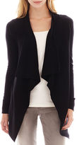 Thumbnail for your product : JCPenney a.n.a Long-Sleeve Textured Flyaway Cardigan Sweater