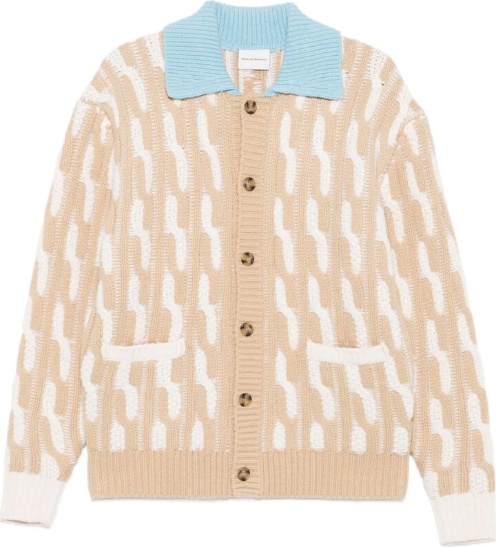 Drôle De Monsieur Family 3.0 cable-knit cardigan