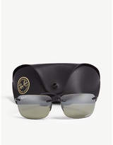 Thumbnail for your product : Ray-Ban ORB255 rimless square sunglasses