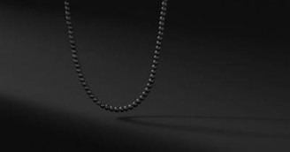 David Yurman Spiritual Bead Necklace With Black Onyx