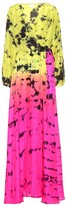Thumbnail for your product : Anna Kosturova Exclusive to Mytheresa a Printed silk maxi dress