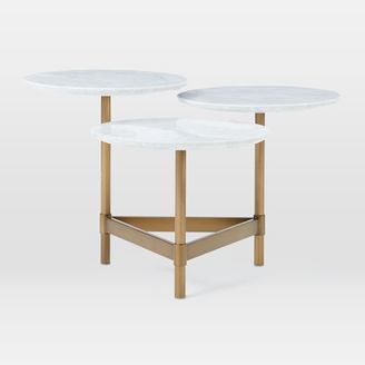 west elm Tiered Circles Coffee Table - Marble