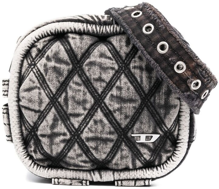 Diesel Amelia convertible denim shoulder bag - ShopStyle