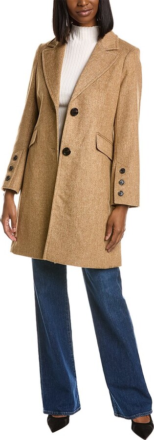 sam edelman mini herringbone coat