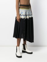 Thumbnail for your product : Loewe Graphic Print Asymmetric Skirt