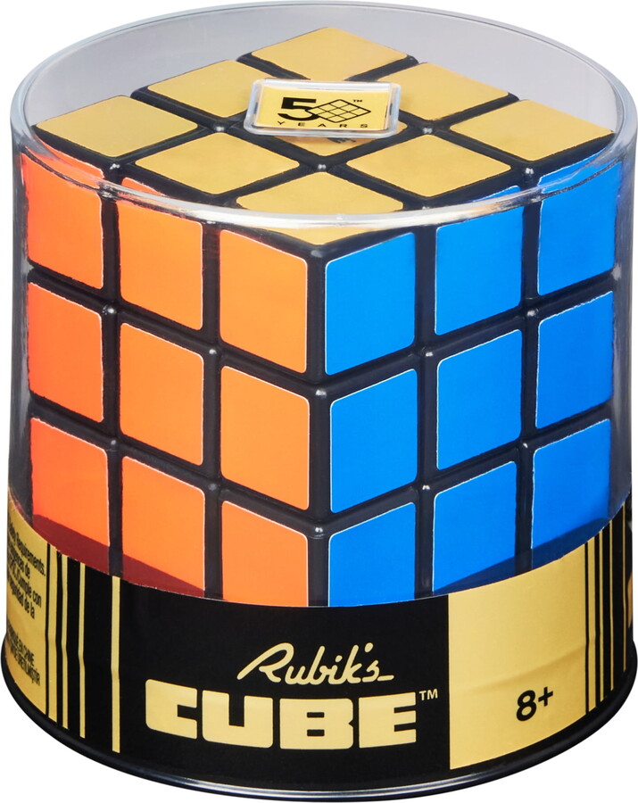 Rubik's Cube Rubik’s Cube, Retro 50th Anniversary Edition 3x3 Color-Matching Puzzle