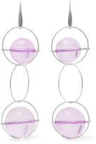 Thumbnail for your product : Marni Silver-plated Plexiglas Earrings