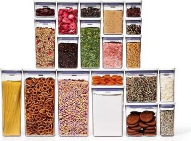 OXO International, Ltd. OXO Good Grips Plastic Airtight POP Container Set 20-Piece - Clear