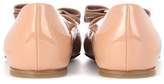Thumbnail for your product : Ferragamo Varina patent leather ballerinas