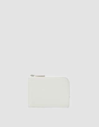 Common Projects Zipper Wallet in Off White