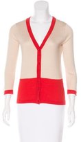 Thumbnail for your product : Kate Spade Silk Colorblock Cardigan