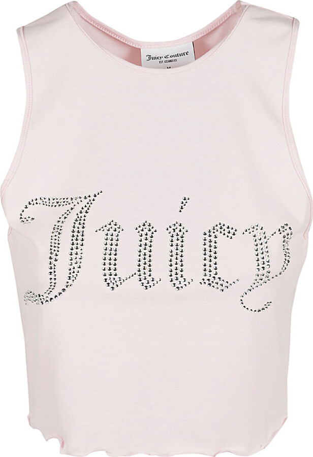 Juicy Couture Logo Cropped Top - ShopStyle