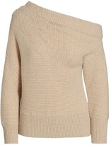 Thumbnail for your product : Naadam Asymmetric Wool-Blend Sweater