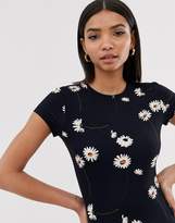Thumbnail for your product : Ted Baker Florele fitted t-shirt in daisy print