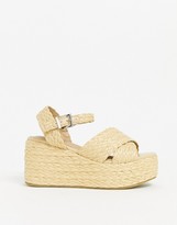 Thumbnail for your product : Raid Adalyn flatform sandals in natural