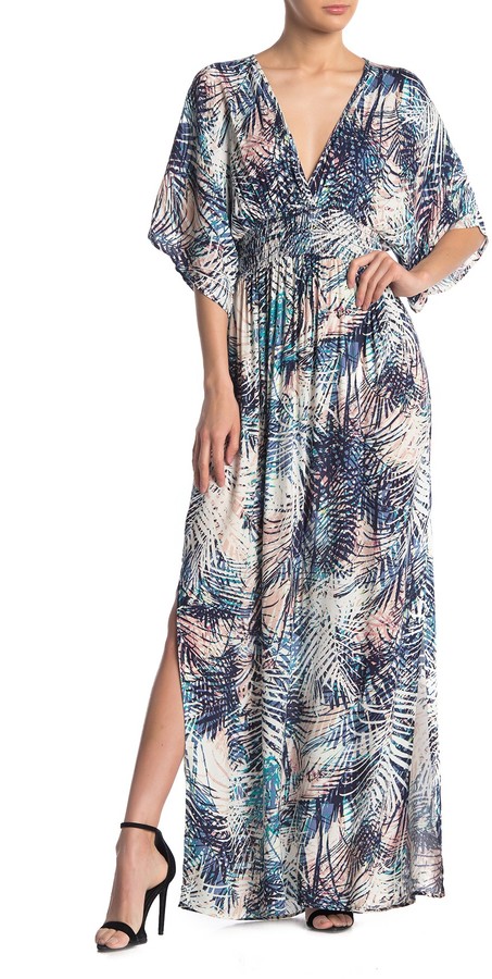gauze maxi dress