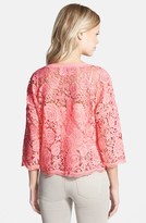 Thumbnail for your product : Chelsea28 Embroidered Rose Lace Top
