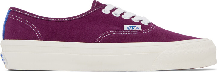 Vans Purple OG Authentic LX Sneakers - ShopStyle