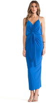 Thumbnail for your product : T-Bags 2073 T-Bags LosAngeles Knot Front Maxi Dress