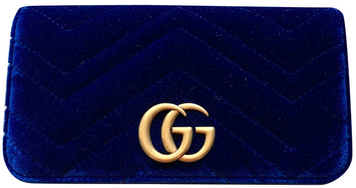 gucci blue clutch