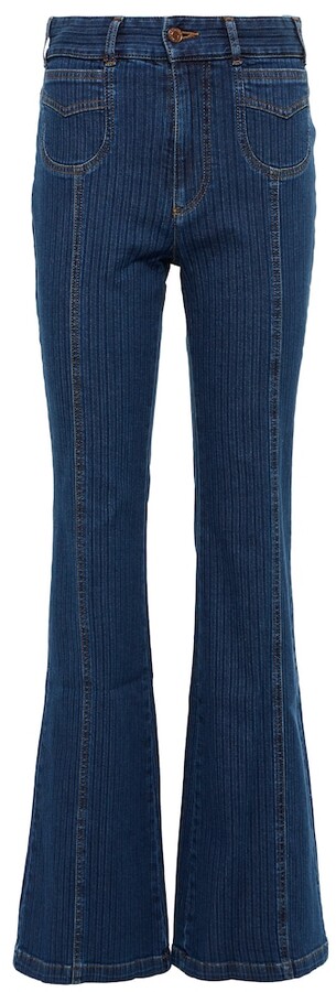 Mode Spijkerbroeken Tube jeans See by Chloé See by Chlo\u00e9 Tube jeans blauw casual uitstraling