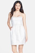 Thumbnail for your product : Nicole Miller Strapless Iridescent Jacquard Dress
