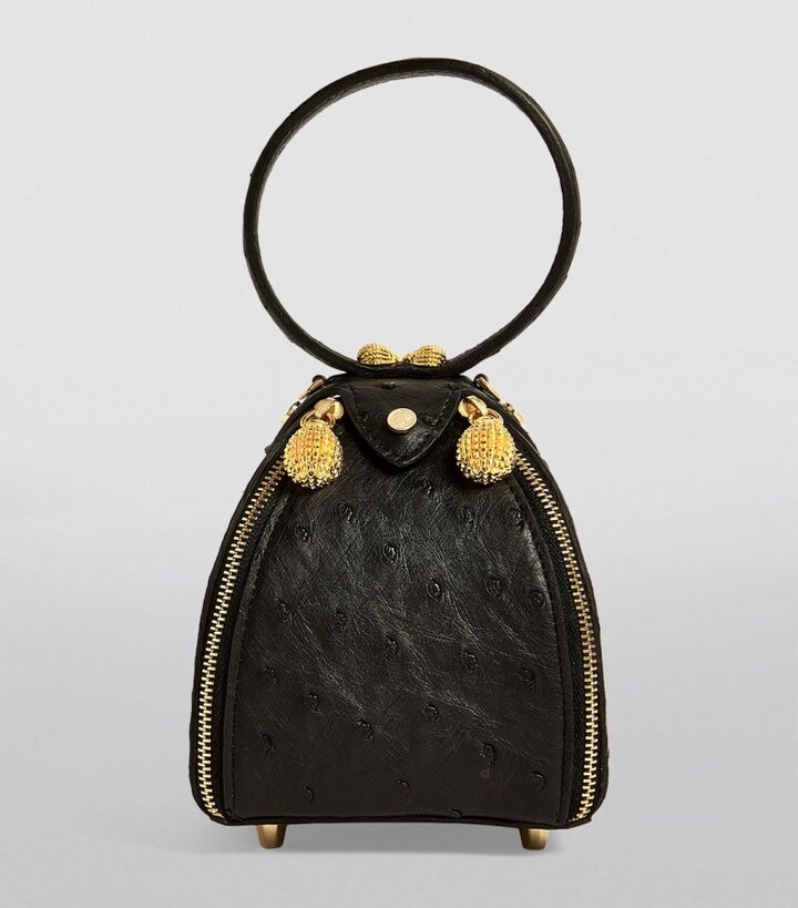 Rose Des Vents Mini Ostrich Leather - Women - Handbags