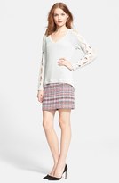Thumbnail for your product : Milly Cable Knit Peekaboo Sleeve Pullover