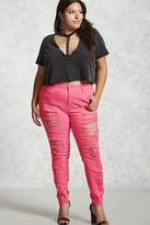 Thumbnail for your product : Forever 21 Plus Size Distressed Jeans