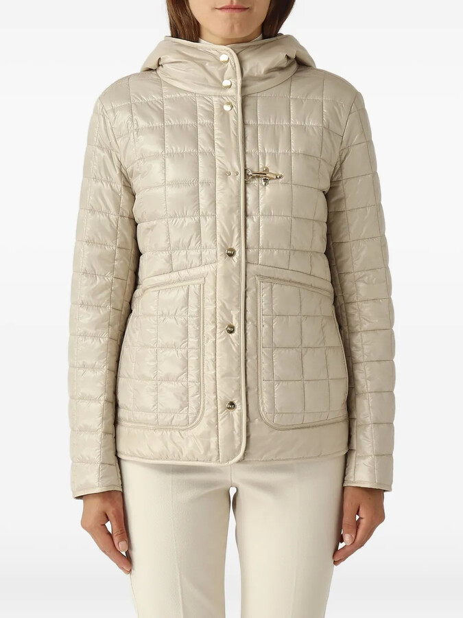 Fay Hooded Quilted Jacket