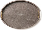 Thumbnail for your product : AERIN Modern Chocolate Faux-Shagreen Tray