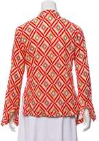 Thumbnail for your product : Tory Burch Long Sleeve Printed Top