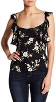 Thumbnail for your product : Love Stitch Printed Back Tie Tank Top