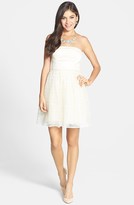 Thumbnail for your product : a. drea Glitter Textured Fit & Flare Dress (Juniors)