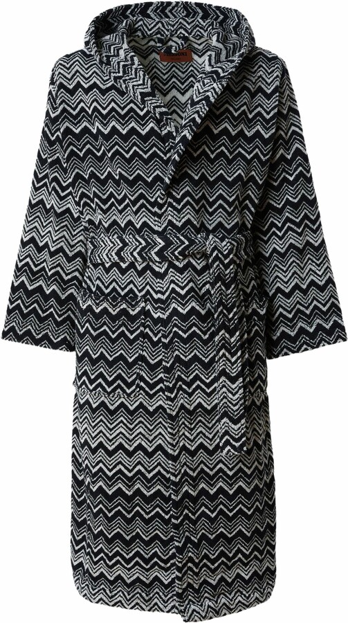Missoni Home Keith Chevron Cotton Terry Bathrobe