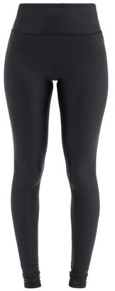 Balenciaga Logo-tab Jersey Leggings - Black - ShopStyle