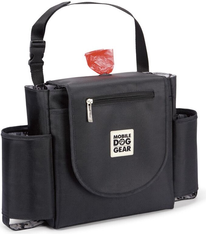 Mobile Dog Gear Back Seat Organizer w/ Waste Ba gs